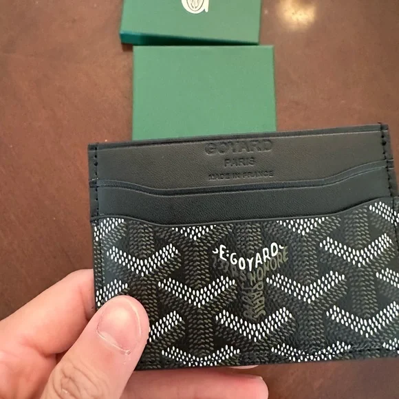 Goyard Black Mens Card Holder